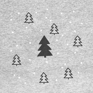 Snowy Forest Blush T-Shirt